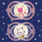 MAM - MAM perfect night silicone soother 6-16m 2-pcs - Mari Kali Stores Cyprus